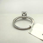 Elongated Cushion Lab Grown Diamond Ring | 14K Gold Hidden Halo Engagement Ring
