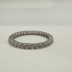 Lab Grown Diamond Wedding Band: 14K Gold Full Eternity Ring