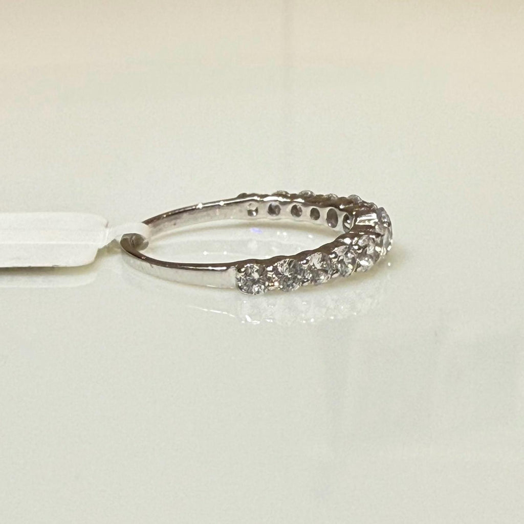14K Gold Lab Grown Diamond Wedding Band: SGL Certified Stacking Ring