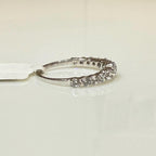 14K Gold Lab Grown Diamond Wedding Band: SGL Certified Stacking Ring
