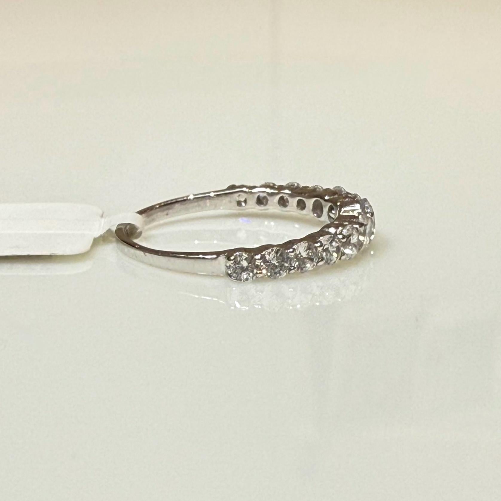 14K Gold Lab Grown Diamond Wedding Band: SGL Certified Stacking Ring