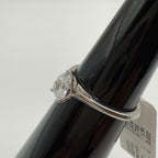 Pear Cut Lab Grown Diamond Ring: 14K Gold Solitaire Engagement Ring (IGI Certified)