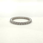 Lab Grown Diamond Wedding Band: 14K Gold Full Eternity Ring