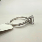 Elongated Cushion Lab Grown Diamond Ring | 14K Gold Hidden Halo Engagement Ring
