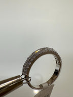 Lab Grown Diamond Wedding Band: 14K Gold Baguette & Round Half Eternity