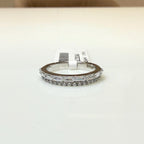 Lab Grown Diamond Wedding Band: 14K Gold Baguette & Round Half Eternity