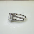 Emerald Cut 2.30ct Lab Grown Diamond Ring | 14K Gold Wedding Jewelry, IGI Certified