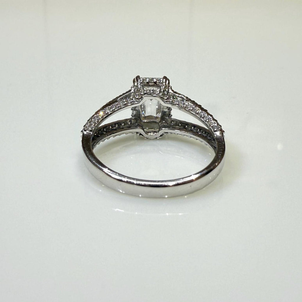 Emerald Cut 2.30ct Lab Grown Diamond Ring | 14K Gold Wedding Jewelry, IGI Certified