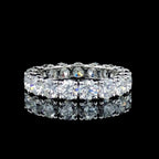 Lab Grown Diamond Wedding Band | 4.50MM Round Brilliant Cut Lab Grown Diamond Band | Eternity Ring | Certified Diamond Ring | Gift for Her