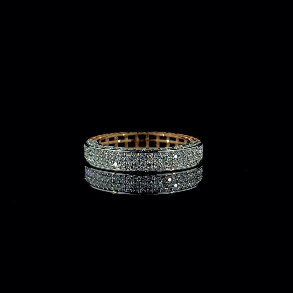 Lab Grown Diamond Eternity Band: 14K Gold Unisex Wedding Ring