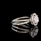 IGI Certified 2 Carat Lab Grown Diamond Engagement Ring - 14K Solid Gold