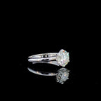 2.00 Carat Lab Grown Diamond Engagement Ring: D VVS2 IGI Certified 14K Gold Solitaire