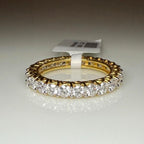 Lab Grown Diamond Eternity Band: 2.50ctw 14K Gold Wedding Ring