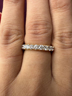 Lab Grown Diamond Eternity Band: 2.50ctw 14K Gold Wedding Ring