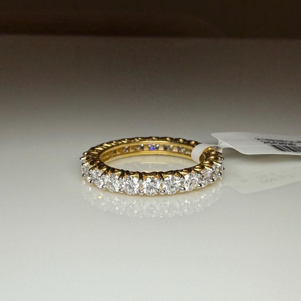 Lab Grown Diamond Eternity Band: 2.50ctw 14K Gold Wedding Ring