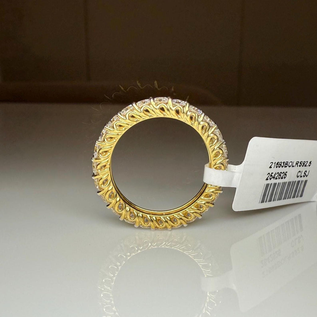 Lab Grown Diamond Eternity Band: 2.50ctw 14K Gold Wedding Ring