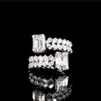 5.20CTW Emerald Cut Lab Grown Diamond 14K Gold Ring
