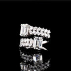 5.20CTW Emerald Cut Lab Grown Diamond 14K Gold Ring