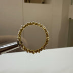 Lab Grown Diamond Eternity Band 14K Gold - SGL Certified Anniversary Ring