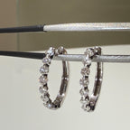 Lab Grown Diamond Huggie Earrings: 14K Gold, Sustainable Jewelry (0.65 ctw)