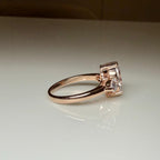 Marquise Lab Grown Diamond Three Stone 14K Gold Engagement Ring