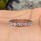 Lab Grown Diamond Eternity Band | 14K Gold Anniversary Ring