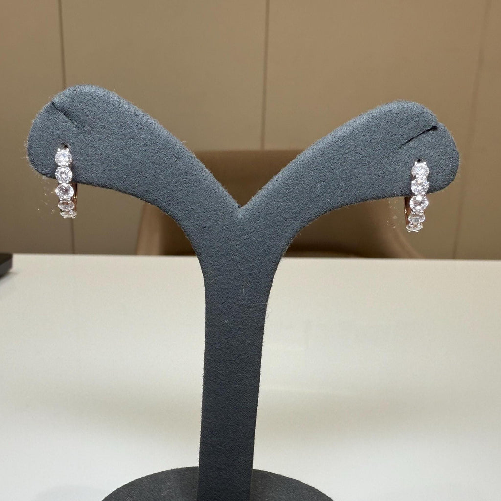 14K Gold Lab Grown Diamond Huggie Earrings (1.00 ctw)
