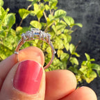 Baguette Lab Grown Diamond Ring | 14K Gold Five Stone Engagement Ring