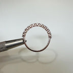 14K Gold Lab Grown Diamond Eternity Band | Stackable Wedding Ring