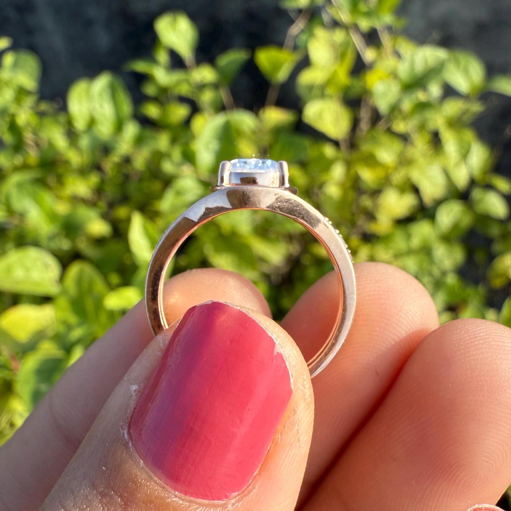 Pear Cut 1.60 CTW Lab Grown Diamond Engagement Ring: 14K Gold Split Shank