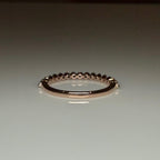 Lab Grown Diamond Eternity Band: 14K Solid Gold Wedding Ring