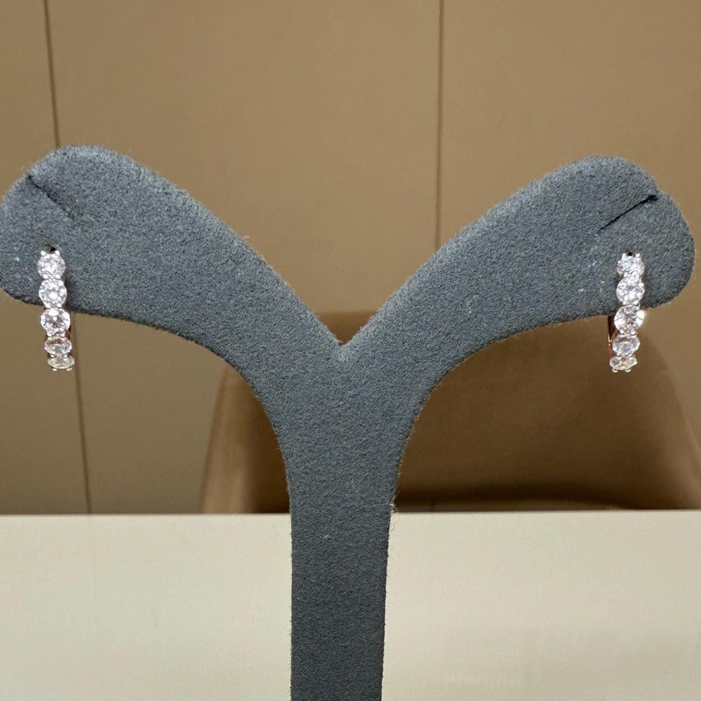 14K Gold Lab Grown Diamond Huggie Earrings (1.00 ctw)