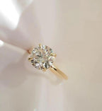 IGI Certified Lab Grown Diamond Engagement Ring | 14K Gold Solitaire