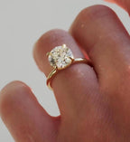 IGI Certified Lab Grown Diamond Engagement Ring | 14K Gold Solitaire