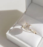 IGI Certified Lab Grown Diamond Engagement Ring | 14K Gold Solitaire