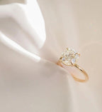 IGI Certified Lab Grown Diamond Engagement Ring | 14K Gold Solitaire