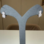 2CTW Lab Grown Diamond Hoop Earrings | 14K Solid Gold Diamond Hoops Pair