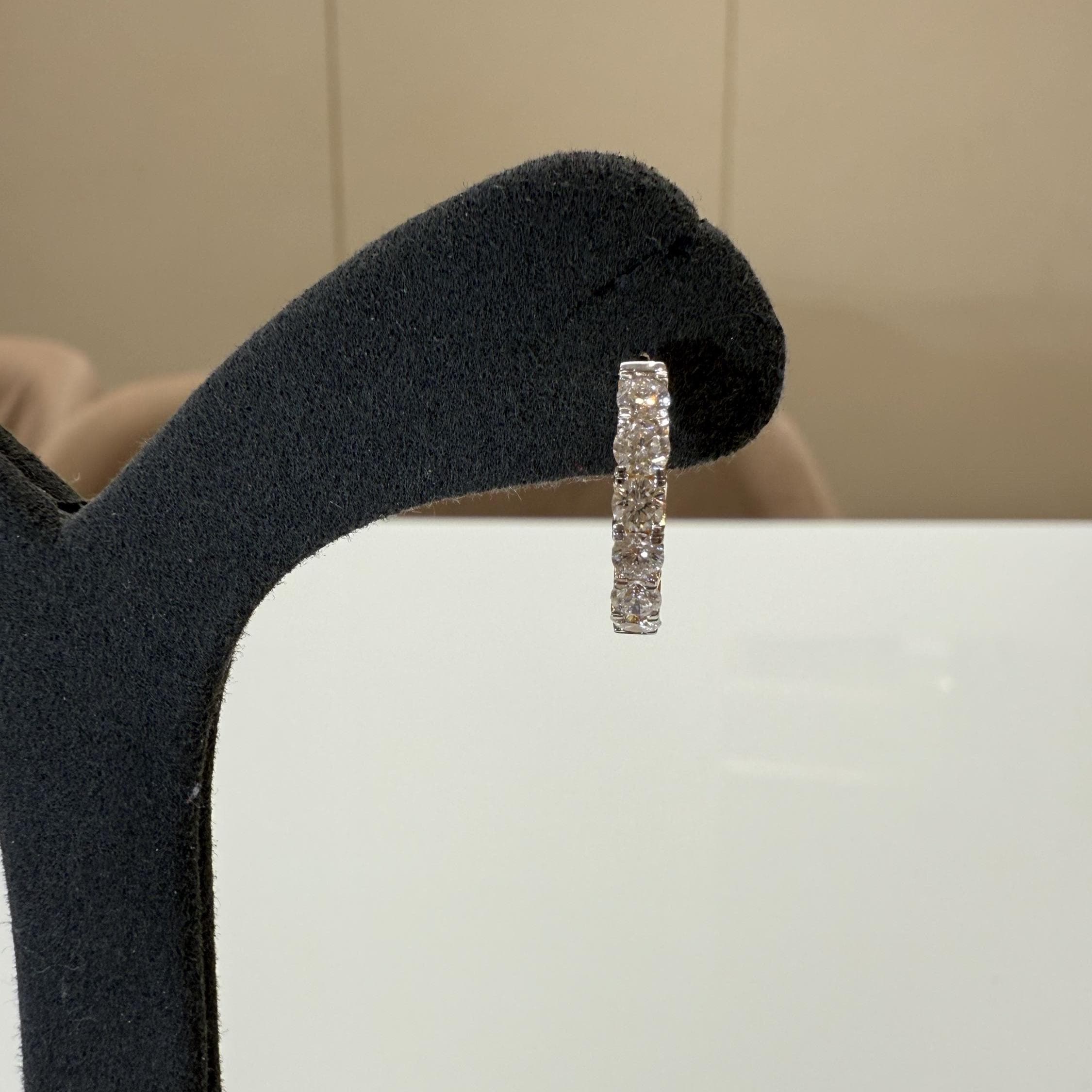 14K Gold Lab Grown Diamond Huggie Earrings (1.00 ctw)