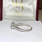 2.5CT Oval Lab Grown Diamond Solitaire Ring | 14K Solid Gold, IGI Certified
