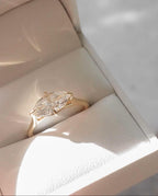 1.5CT Marquise Lab Grown Diamond Ring | East West Solitaire Engagement 14K Gold