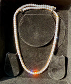 Lab Grown Diamond Tennis Necklace | 14K Solid Gold, SGL Certified, 4.50MM