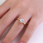 1.50CT Round Brilliant Lab Grown Diamond Engagement Ring | 14K Solid Gold Solitaire | IGI Certified