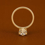 2CT Marquise Lab Grown Diamond Engagement Ring | 14K Gold Solitaire (IGI Certified E VS)