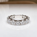 12 CTW Lab Grown Diamond Bridal Set | 14K Gold Engagement Ring Wedding Band (IGI Certified)
