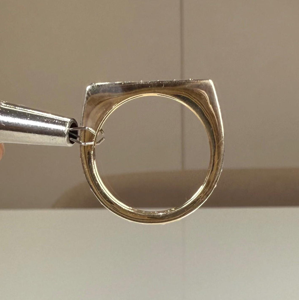 14K Solid Gold Full Eternity Band | Lab-Grown Diamond Wedding Ring