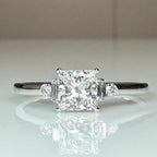 Princess Cut Lab Grown Diamond Engagement Ring | 5 Stone 14K Gold (IGI Certified)