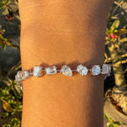 10CT Lab Grown Diamond Tennis Bracelet: 14K Gold Multi-Shape Certified Bracelet