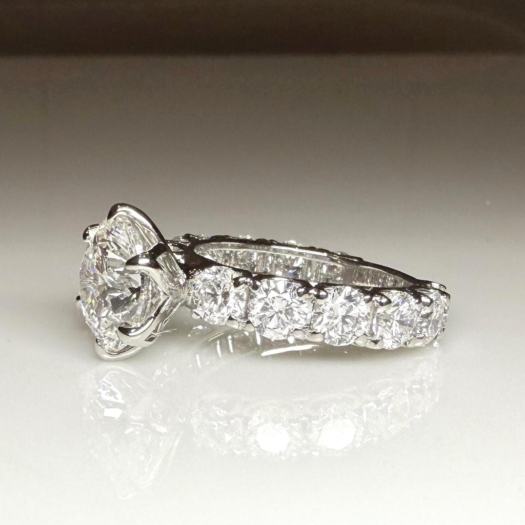 12 CTW Lab Grown Diamond Bridal Set | 14K Gold Engagement Ring Wedding Band (IGI Certified)