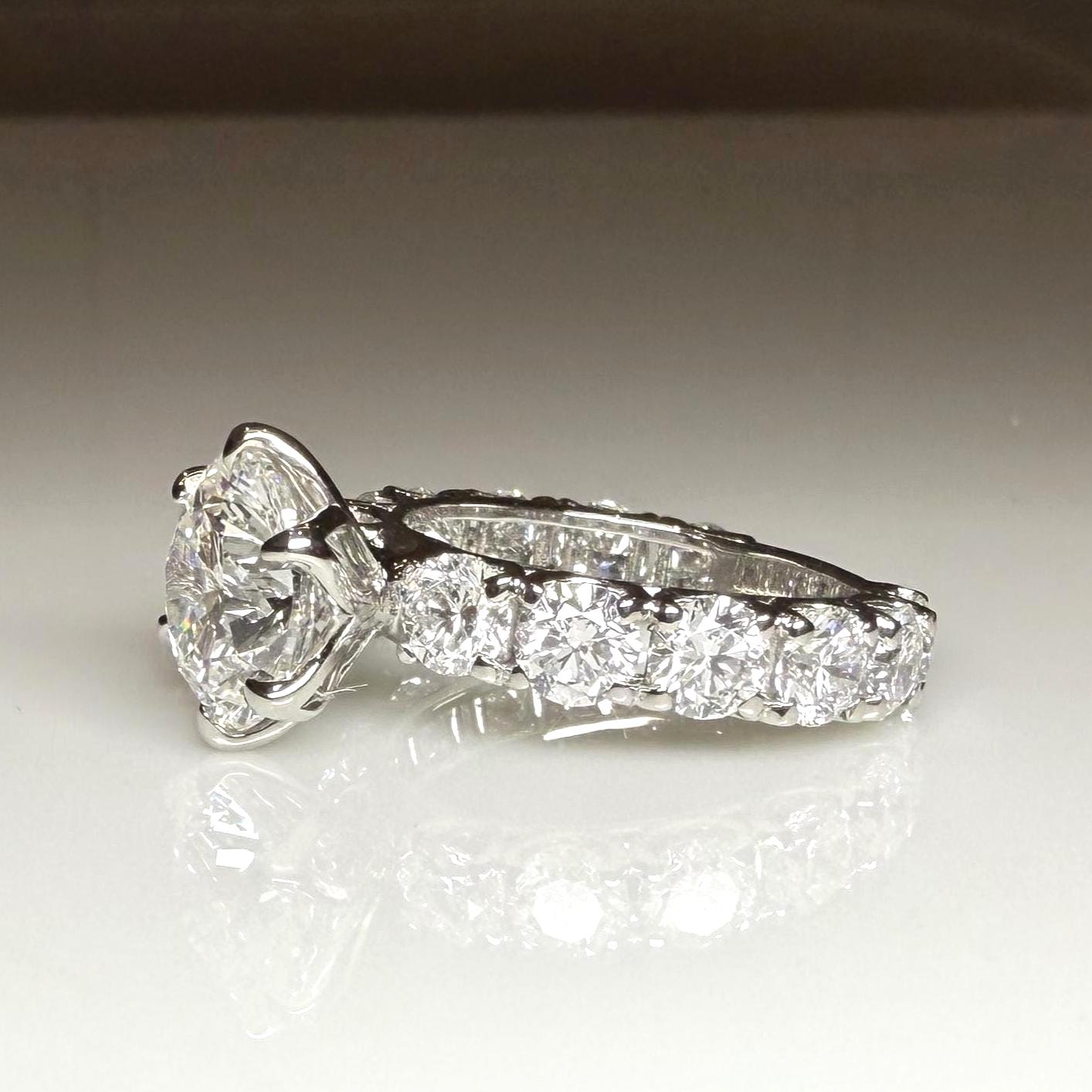 12 CTW Lab Grown Diamond Bridal Set | 14K Gold Engagement Ring Wedding Band (IGI Certified)