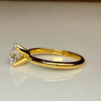 2.00 Carat Lab Grown Diamond Solitaire Ring | 14K Gold, D Color, VVS2